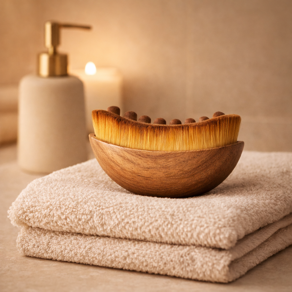 LĪVIA – Sanfte Lymph-Massagebürste