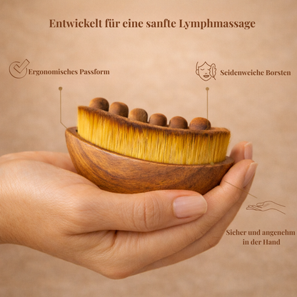 LĪVIA – Sanfte Lymph-Massagebürste