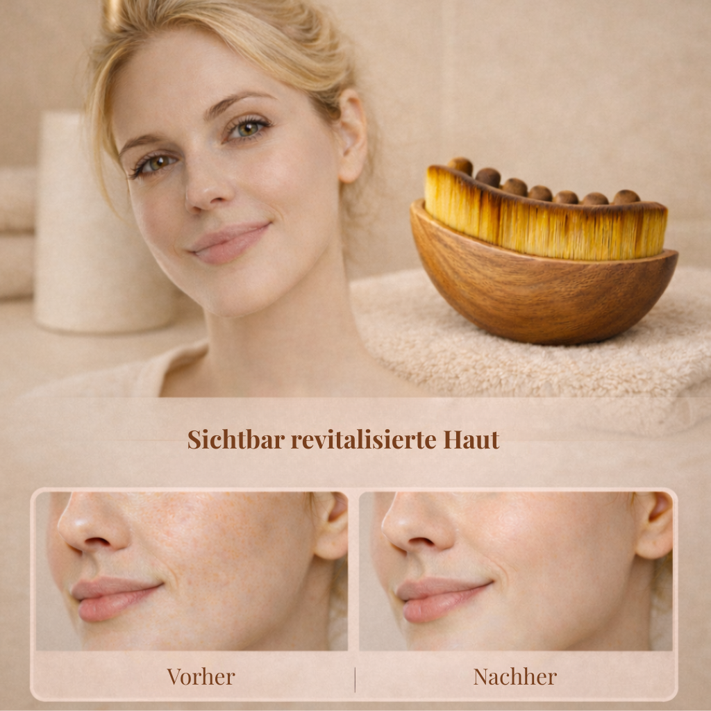 LĪVIA – Sanfte Lymph-Massagebürste